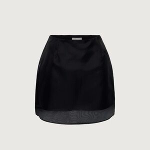 Oak + Fort SHEER LAYERED MINI SKIRT- Small